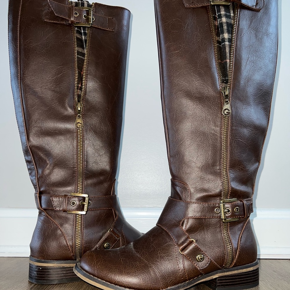 💙💙 GRY Guess calf boots!